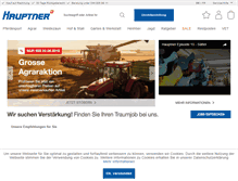 Tablet Screenshot of hauptner.ch